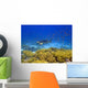 Underwater Landscape and Sea Turtle Wall Decal