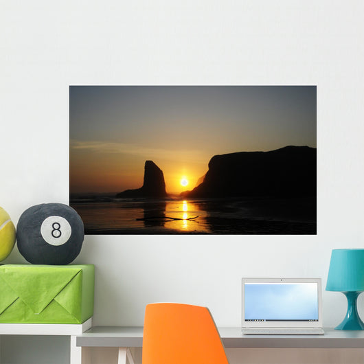 Sunset Bandon Oregon Wall Mural