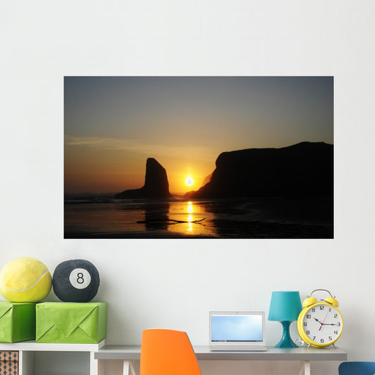Sunset Bandon Oregon Wall Mural