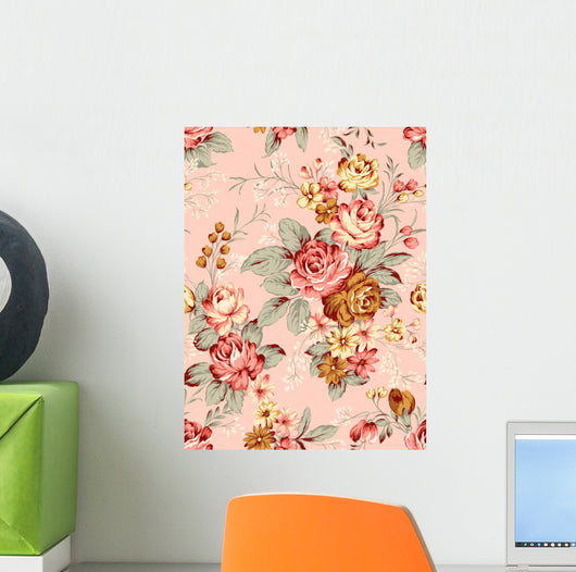 Paisley Seamless Pattern Wall Decal