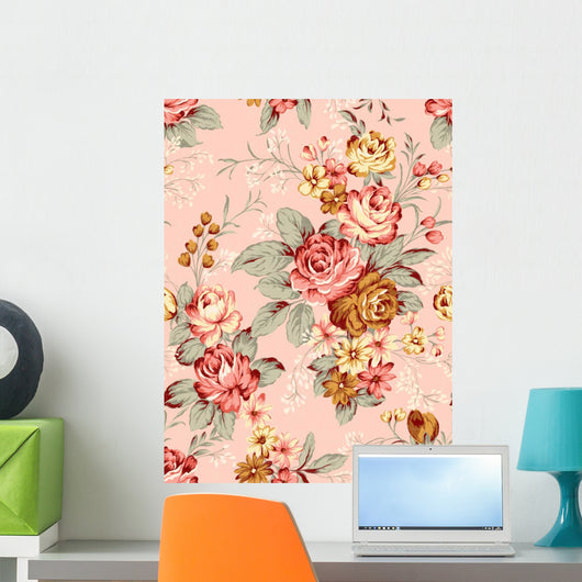 Paisley Seamless Pattern Wall Decal