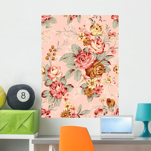 Paisley Seamless Pattern Wall Decal