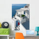 Patio Santorini Greece Wall Mural