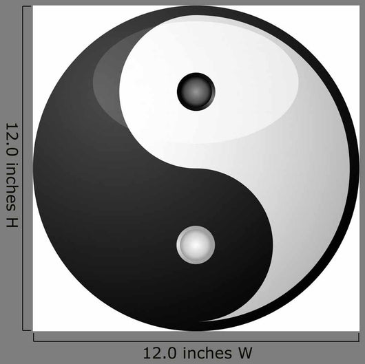 Yin Yang Wall Decal