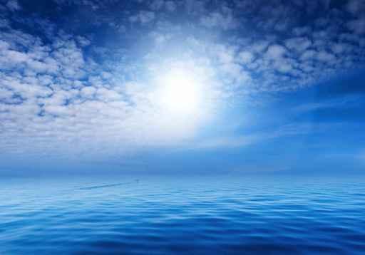 Blue Sky and Ocean Wall Decal