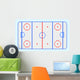 Ice Hockey Field Wall Decal