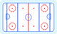 Ice Hockey Field Wall Decal