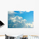 Abstract Blue Sky and Wall Decal