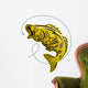 Yellow fish Wall Decal