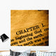 Holy Bible Wall Decal