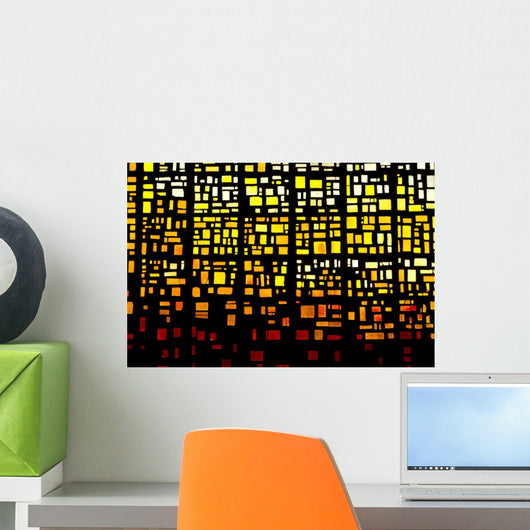 Stained Glass Texture Wall Decal