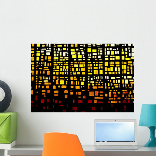 Stained Glass Texture Wall Decal