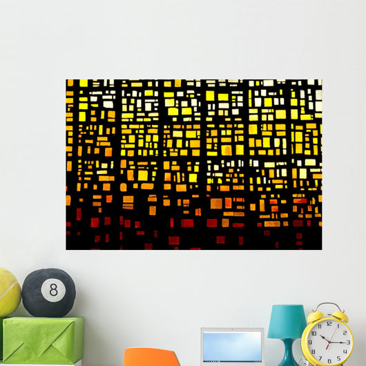 Stained Glass Texture Wall Decal