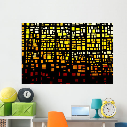 Stained Glass Texture Wall Decal