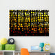 Stained Glass Texture Wall Decal