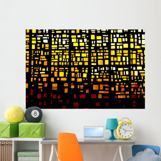 Stained Glass Texture Wall Decal