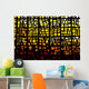 Stained Glass Texture Wall Decal