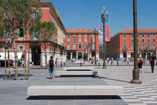 Place Massena Nice France Sidewalk Wall Decal