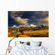 Sunset Mountain Landscape with Horses Wall Decal