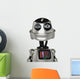 Funny Robot Portrait Wall Decal