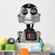 Funny Robot Portrait Wall Decal