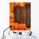Autumn with Wood Texture Wall Decal