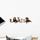 Group Puppies Wall Decal