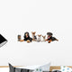 Group Puppies Wall Decal