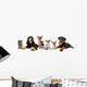 Group Puppies Wall Decal