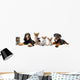 Group Puppies Wall Decal