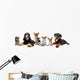 Group Puppies Wall Decal