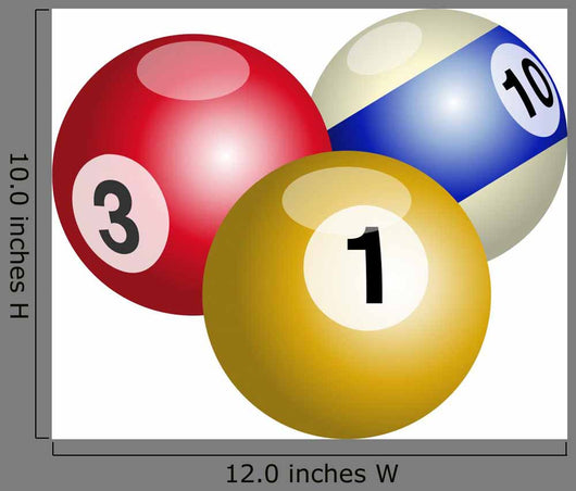 Billiard Wall Decal