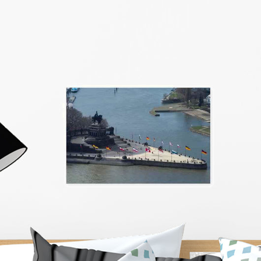 Das Deutsche Eck Koblenz Wall Decal