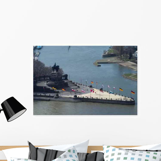 Das Deutsche Eck Koblenz Wall Decal