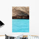 Turquoise Sea and Rocks Wall Decal