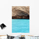 Turquoise Sea and Rocks Wall Decal