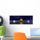 Abstract CG Rendered Water and Planet Landscape Wall Decal