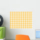 Checkered Yellow Seamless Wall Decal