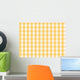 Checkered Yellow Seamless Wall Decal