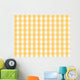 Checkered Yellow Seamless Wall Decal