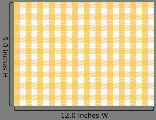 Checkered Yellow Seamless Wall Decal