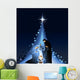 Christmas Nativity Scene with Wall Decal