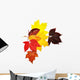 Colorful Autumn Leaves Wall Decal