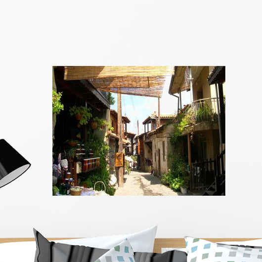 Cyprus Village Mountains Wall Decal