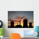Power Station over Orange Wall Decal