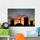 Power Station over Orange Wall Decal