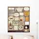 Vector Collection Old Papers Wall Decal