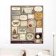 Vector Collection Old Papers Wall Decal