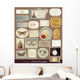 Vector Collection Old Papers Wall Decal