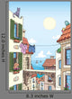 Old City near Sea Wall Decal